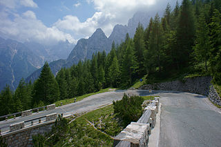 Road to Vršic pass